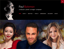 Tablet Screenshot of paul-bateman.com